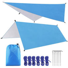 Hammock Rain Fly Tent Tarp Sun shelter,Waterproof Camping Tarp Shelter UV Protection Lightweight Ripstop Nylon Picnic Mat